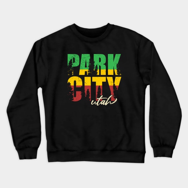 Park City Utah Crewneck Sweatshirt by Zen Cosmos Official